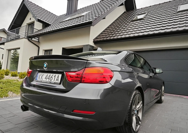 BMW Seria 4 cena 72999 przebieg: 151000, rok produkcji 2015 z Okonek małe 562